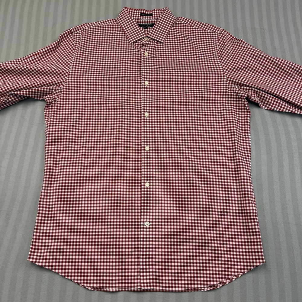 Banana Republic Men's Long Sleeve Grant Fit Button Down Shirt XL 100% Cotton